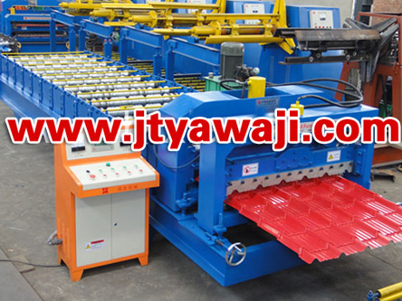 JT24-200-1000 type of glazed tile forming machine